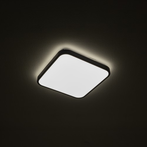 AGNES SQUARE LED PRO 10983 Nowodvorski Lighting Lampa sufitowa plafon do łazienki Czarny Biały Inspiracje Premium