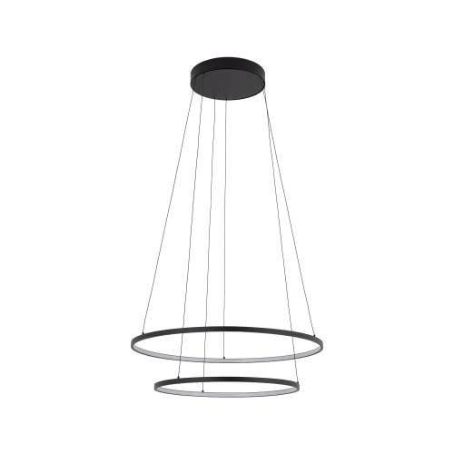 CIRCOLO POWER LED 11647 Nowodvorski Lighting Lampa sufitowa wisząca Czarny Biały Inspiracje Premium