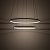 CIRCOLO POWER LED 11647 Nowodvorski Lighting Lampa sufitowa wisząca Czarny Biały Inspiracje Premium
