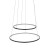 CIRCOLO POWER LED 11647 Nowodvorski Lighting Lampa sufitowa wisząca Czarny Biały Inspiracje Premium
