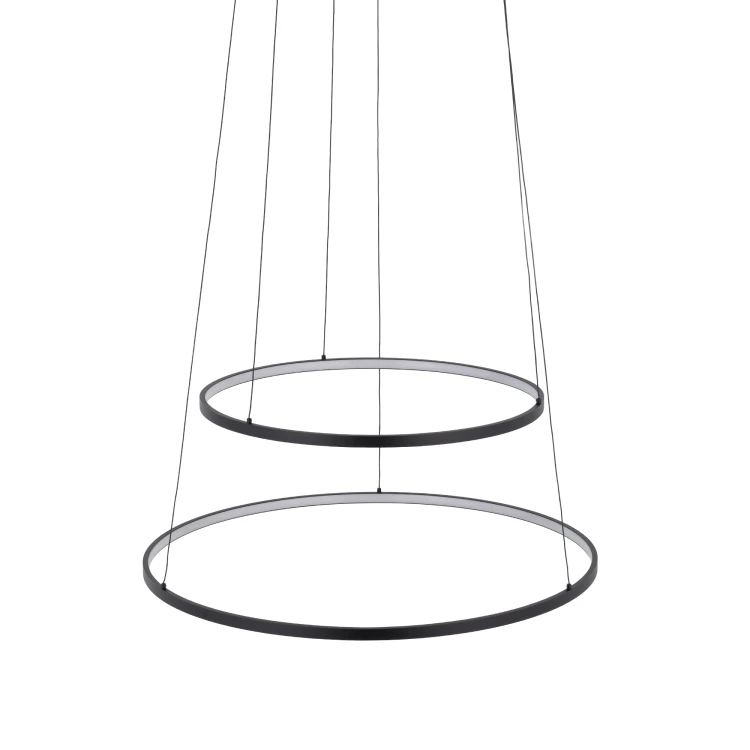 CIRCOLO POWER LED 11647 Nowodvorski Lighting Lampa sufitowa wisząca Czarny Biały Inspiracje Premium