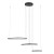 CIRCOLO POWER LED 11648 Nowodvorski Lighting Lampa sufitowa wisząca Czarny Biały Inspiracje Premium