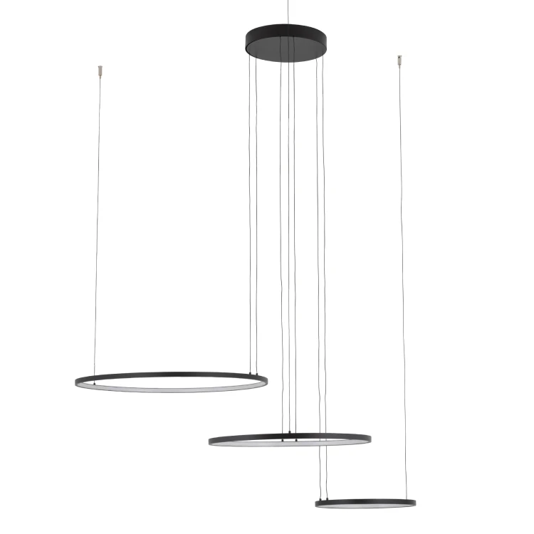 CIRCOLO POWER LED 11648 Nowodvorski Lighting Lampa sufitowa wisząca Czarny Biały Inspiracje Premium