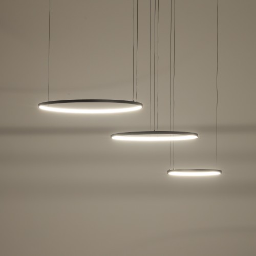 CIRCOLO POWER LED 11648 Nowodvorski Lighting Lampa sufitowa wisząca Czarny Biały Inspiracje Premium
