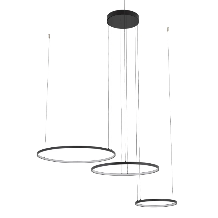 CIRCOLO POWER LED 11648 Nowodvorski Lighting Lampa sufitowa wisząca Czarny Biały Inspiracje Premium