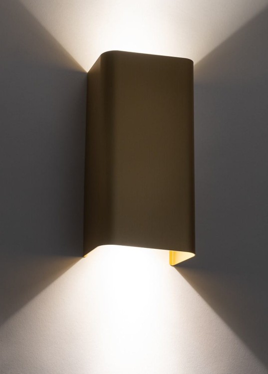 Lampa ścienna Loft BERGEN GOLD 10455 NOWODVORSKI Lighting 2xGU10 nowoczesna lampa oświetleniowa kinkiet Industrialny złoty metal podwójny Inspiracje Premium
