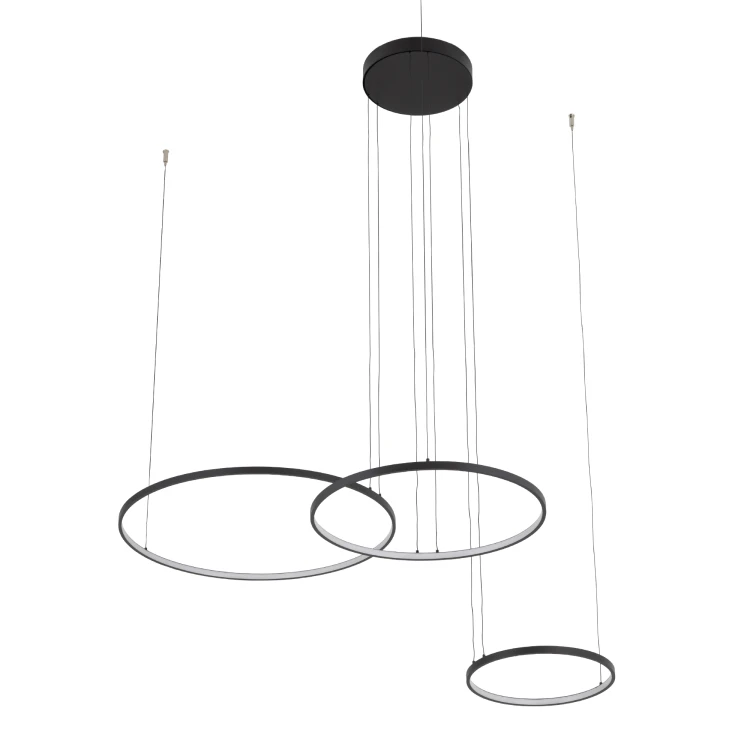 CIRCOLO POWER LED 11648 Nowodvorski Lighting Lampa sufitowa wisząca Czarny Biały Inspiracje Premium