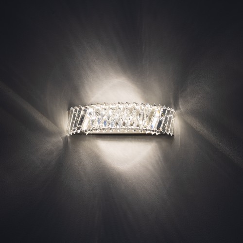 LUXORA LED 11710 Nowodvorski Lighting Lampa ścienna kinkiet Transparentny Nikiel Inspiracje Premium