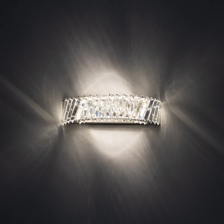 LUXORA LED 11710 Nowodvorski Lighting Lampa ścienna kinkiet Transparentny Nikiel Inspiracje Premium