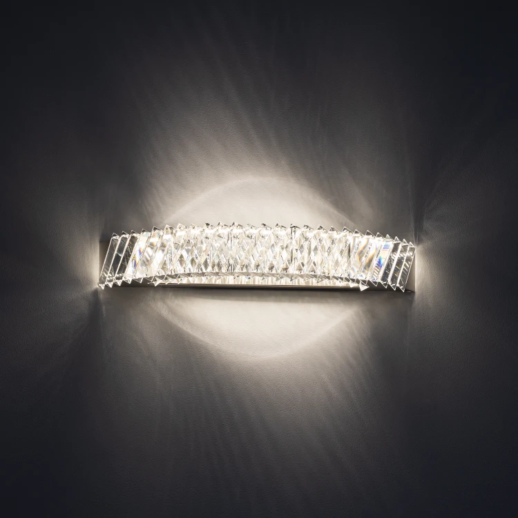 LUXORA LED 11711 Nowodvorski Lighting Lampa ścienna kinkiet Transparentny Nikiel Inspiracje Premium