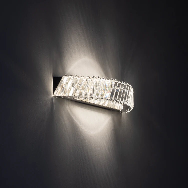 LUXORA LED 11711 Nowodvorski Lighting Lampa ścienna kinkiet Transparentny Nikiel Inspiracje Premium
