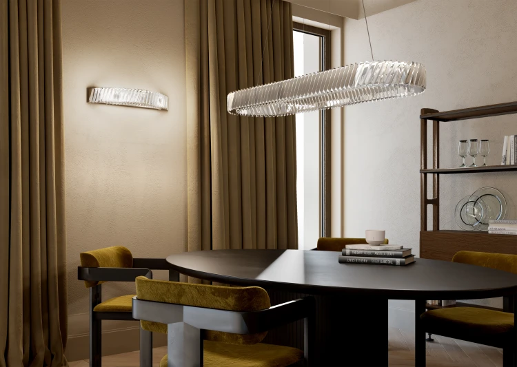 LUXORA LED 11711 Nowodvorski Lighting Lampa ścienna kinkiet Transparentny Nikiel Inspiracje Premium