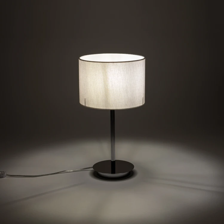 HOTEL MOOD 11778 Nowodvorski Lighting Lampa stołowa Kremowy Chrom Inspiracje Premium