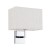 HOTEL MOOD 11780 Nowodvorski Lighting Lampa ścienna kinkiet Kremowy Chrom Inspiracje Premium