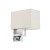 HOTEL MOOD 11780 Nowodvorski Lighting Lampa ścienna kinkiet Kremowy Chrom Inspiracje Premium