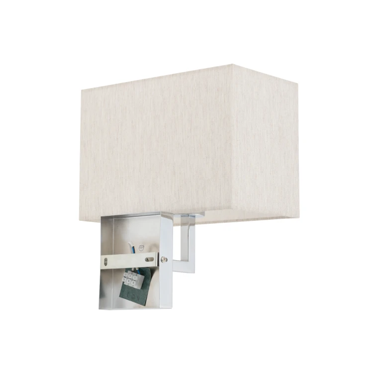 HOTEL MOOD 11780 Nowodvorski Lighting Lampa ścienna kinkiet Kremowy Chrom Inspiracje Premium