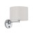 HOTEL MOOD 11781 Nowodvorski Lighting Lampa ścienna kinkiet regulowany z włącznikiem Kremowy Chrom Inspiracje Premium