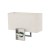 HOTEL MOOD 11784 Nowodvorski Lighting Lampa ścienna kinkiet Kremowy Chrom Inspiracje Premium