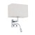 HOTEL MOOD LED 11785 Nowodvorski Lighting Lampa ścienna kinkiet regulowany z włącznikiem Kremowy Chrom Inspiracje Premium