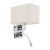 HOTEL MOOD LED 11785 Nowodvorski Lighting Lampa ścienna kinkiet regulowany z włącznikiem Kremowy Chrom Inspiracje Premium