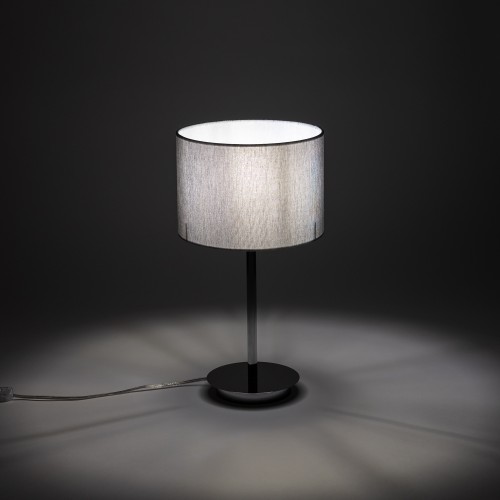 HOTEL MOOD 11786 Nowodvorski Lighting Lampa stołowa Szary Chrom Inspiracje Premium