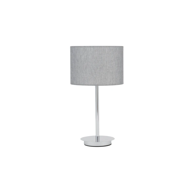 HOTEL MOOD 11786 Nowodvorski Lighting Lampa stołowa Szary Chrom Inspiracje Premium