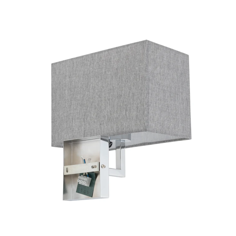 HOTEL MOOD 11787 Nowodvorski Lighting Lampa ścienna kinkiet Szary Chrom Inspiracje Premium