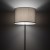 HOTEL MOOD 11790 Nowodvorski Lighting Lampa podłogowa Szary Chrom Inspiracje Premium