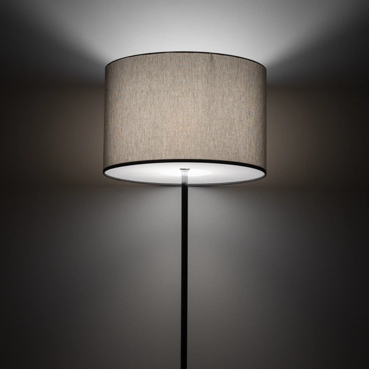 HOTEL MOOD 11790 Nowodvorski Lighting Lampa podłogowa Szary Chrom Inspiracje Premium