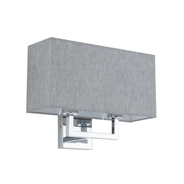 HOTEL MOOD 11792 Nowodvorski Lighting Lampa ścienna kinkiet Szary Chrom Inspiracje Premium