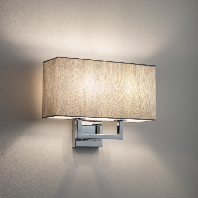 HOTEL MOOD 11792 Nowodvorski Lighting Lampa ścienna kinkiet Szary Chrom Inspiracje Premium