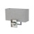 HOTEL MOOD 11792 Nowodvorski Lighting Lampa ścienna kinkiet Szary Chrom Inspiracje Premium