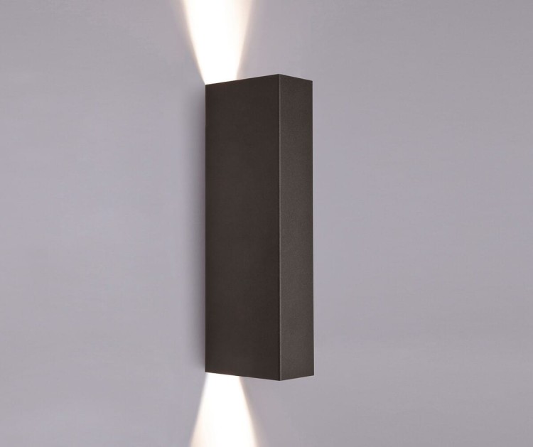 Lampa ścienna Kinkiet Industrialna MALMO BLACK 9705 NOWODVORSKI Lighting 2x GU10 Loft nowoczesna oprawa oświetleniowa Premium czarna czarny dwustronna góra-dół Inspiracje Premium