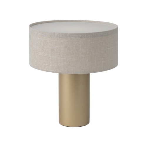 SANTANA C 12206 Nowodvorski Lighting Lampa stołowa Kremowy Szczotkowane złoto Inspiracje Premium