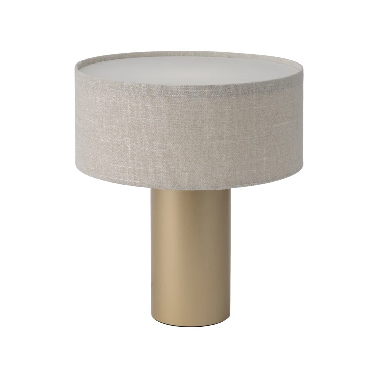 SANTANA C 12206 Nowodvorski Lighting Lampa stołowa Kremowy Szczotkowane złoto Inspiracje Premium