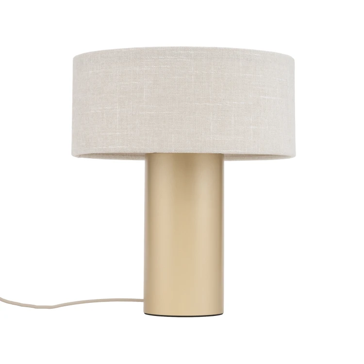 SANTANA C 12206 Nowodvorski Lighting Lampa stołowa Kremowy Szczotkowane złoto Inspiracje Premium