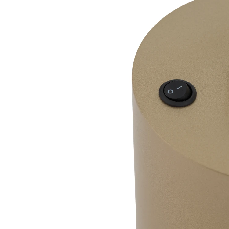 SANTANA C 12206 Nowodvorski Lighting Lampa stołowa Kremowy Szczotkowane złoto Inspiracje Premium