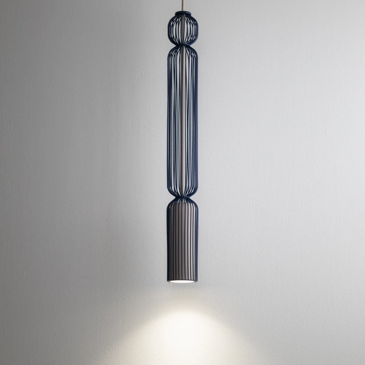 CAMELEON SINGLES A 12211 Nowodvorski Lighting Klosz Granatowy Beżowy Inspiracje Premium