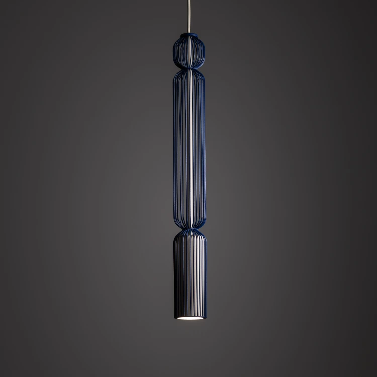 CAMELEON SINGLES A 12211 Nowodvorski Lighting Klosz Granatowy Beżowy Inspiracje Premium