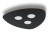 Lampa sufitowa Industrialna Loft ORGANIC III BLACK 8302 NOWODVORSKI Lighting 3x GX53 lampa oświetleniowa plafon nowoczesny do sypialni, przedpokoju czarny czarna Inspiracje Premium