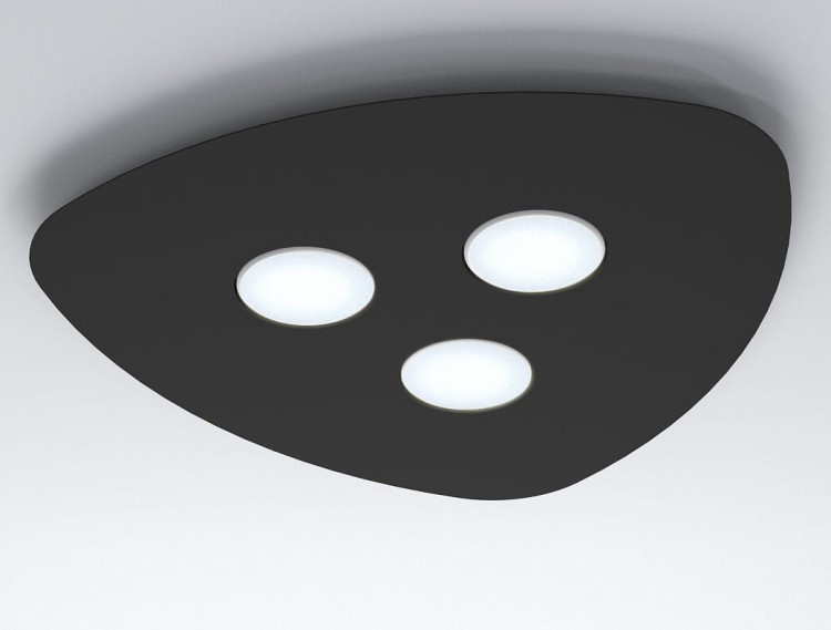 Lampa sufitowa Industrialna Loft ORGANIC III BLACK 8302 NOWODVORSKI Lighting 3x GX53 lampa oświetleniowa plafon nowoczesny do sypialni, przedpokoju czarny czarna Inspiracje Premium