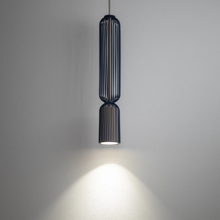 CAMELEON SINGLES B 12216 Nowodvorski Lighting Klosz Granatowy Beżowy Inspiracje Premium