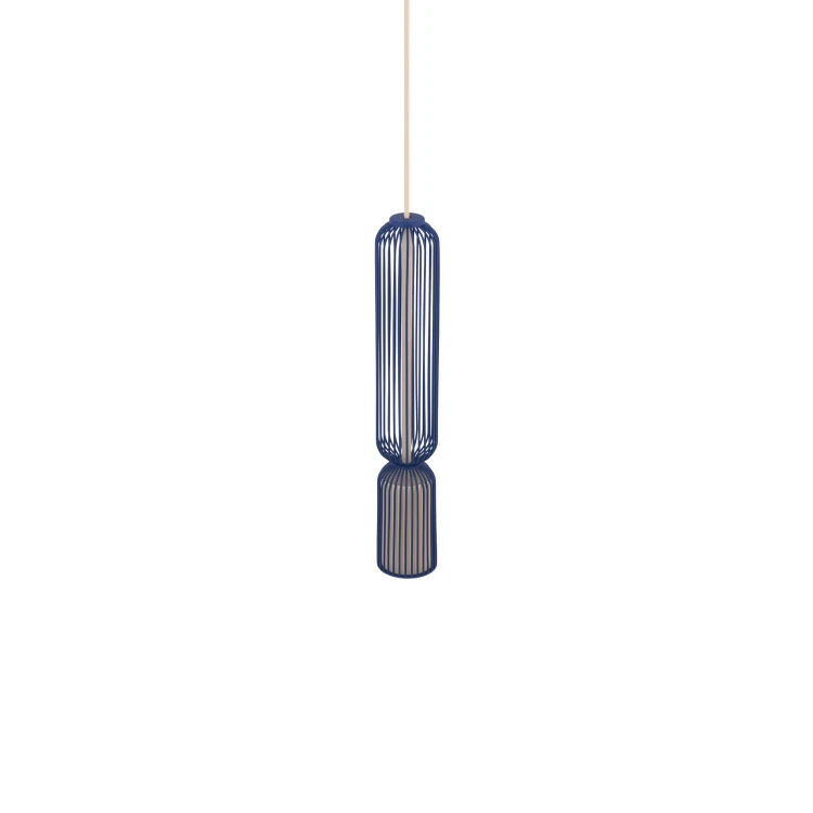 CAMELEON SINGLES B 12216 Nowodvorski Lighting Klosz Granatowy Beżowy Inspiracje Premium