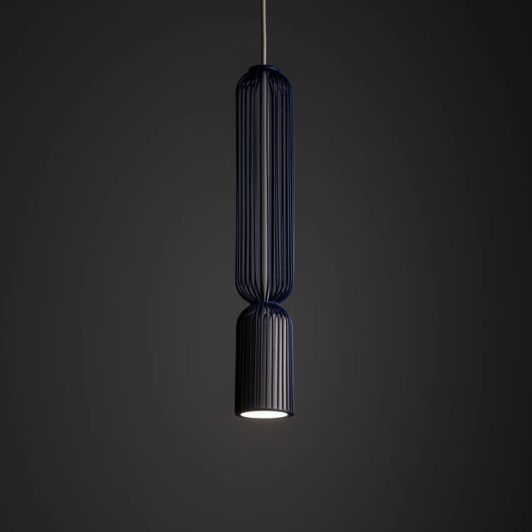 CAMELEON SINGLES B 12216 Nowodvorski Lighting Klosz Granatowy Beżowy Inspiracje Premium