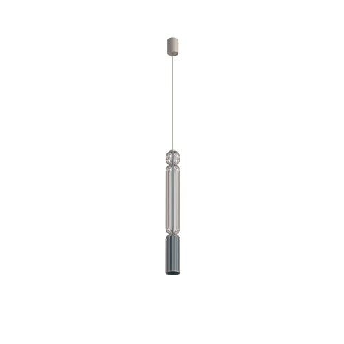 SINGLES A 12194 Nowodvorski Lighting Lampa sufitowa wisząca Beżowy Jedwabisty grafit Inspiracje Premium