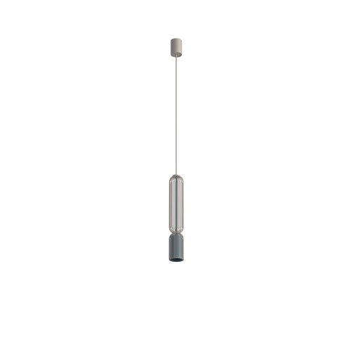 SINGLES B 12200 Nowodvorski Lighting Lampa sufitowa wisząca Beżowy Jedwabisty grafit Inspiracje Premium