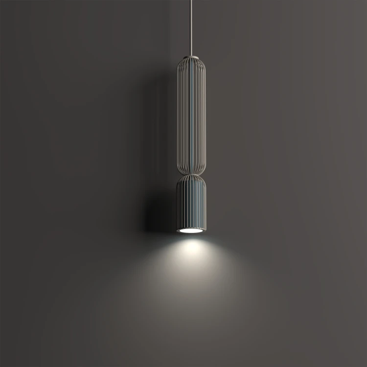 SINGLES B 12200 Nowodvorski Lighting Lampa sufitowa wisząca Beżowy Jedwabisty grafit Inspiracje Premium