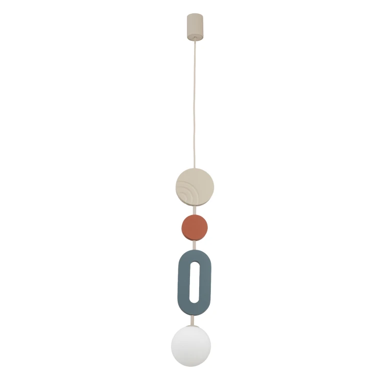 DROPS COLOR B 11195 Nowodvorski Lighting Lampa sufitowa wisząca Szary błękit Beżowy Inspiracje Premium