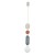 DROPS COLOR B 11195 Nowodvorski Lighting Lampa sufitowa wisząca Szary błękit Beżowy Inspiracje Premium