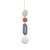 DROPS COLOR B 11195 Nowodvorski Lighting Lampa sufitowa wisząca Szary błękit Beżowy Inspiracje Premium